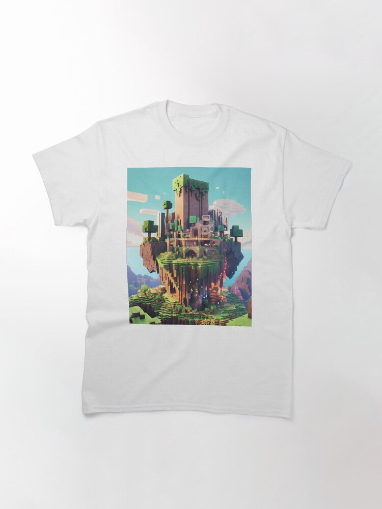 Pickaxe Power: Graphic Print Hoodie Classic T-Shirt