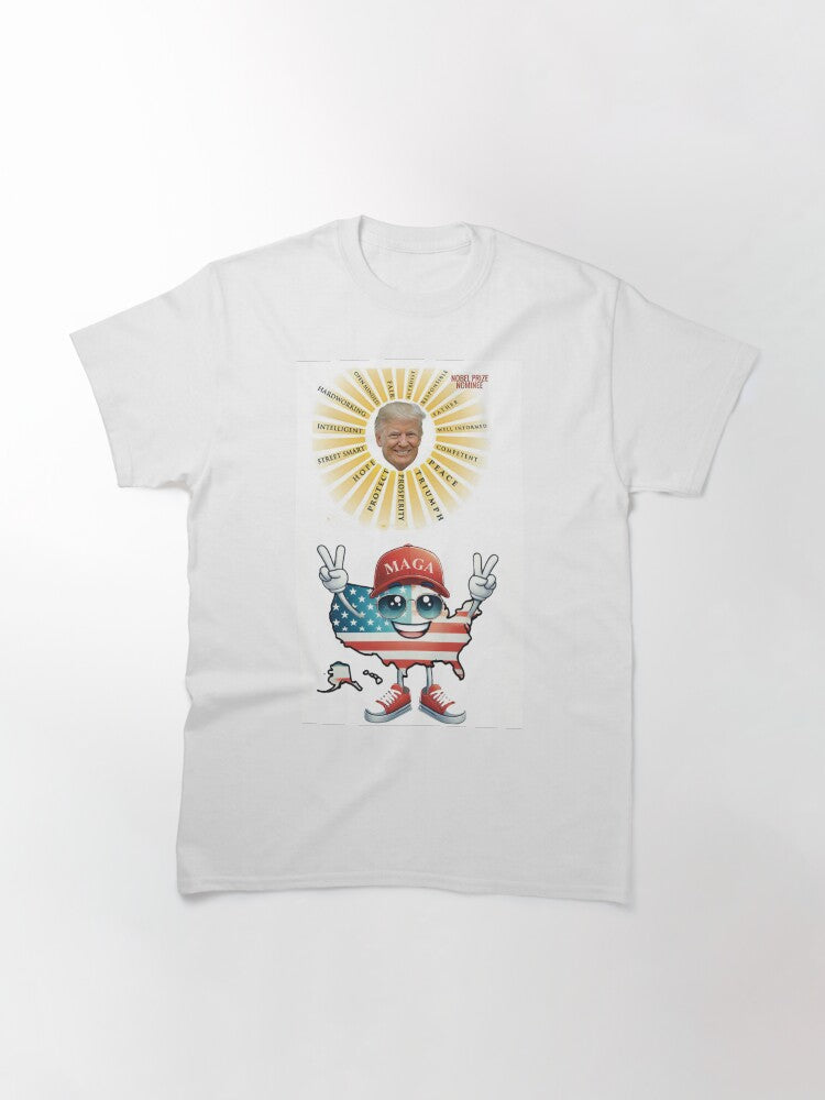 Trump sun & MAGA American flag Classic T-Shirt