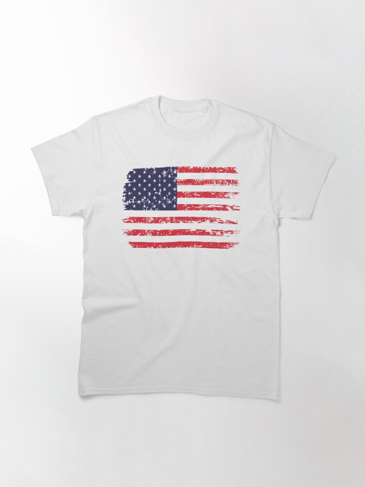 Vintage USA flag Classic T-Shirt