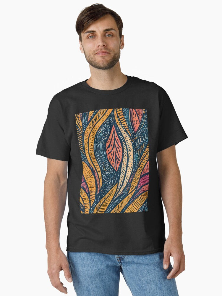Vintage wallpaper design patterns Classic T-Shirt Style003