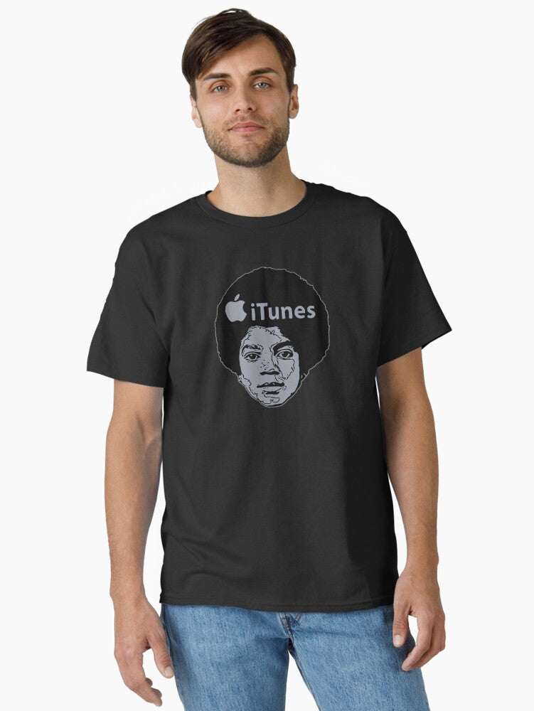 I Tunes Michael Grey Black Summer Vibe Classic T-Shirt Style001