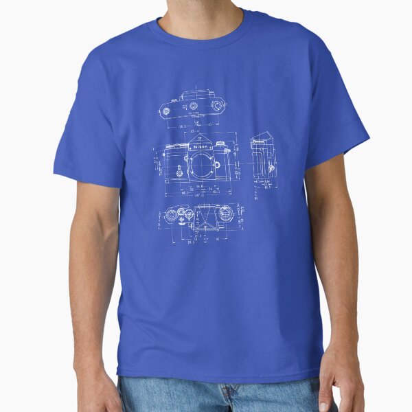 Nikon F Blueprint Vintage Classic Camera Classic T-Shirt