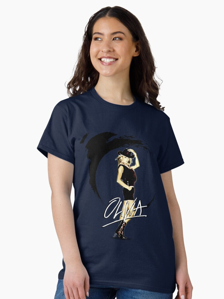 Gift Idea Olivia Newton Actress Businessman John Dancer Funny Gifts For Classic T-Shirt