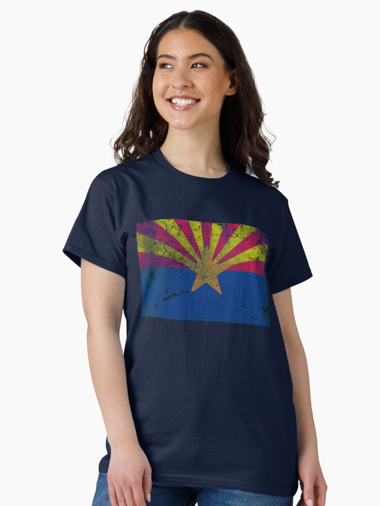 Vintage Distressed State Flag of Arizona Classic T-Shirt