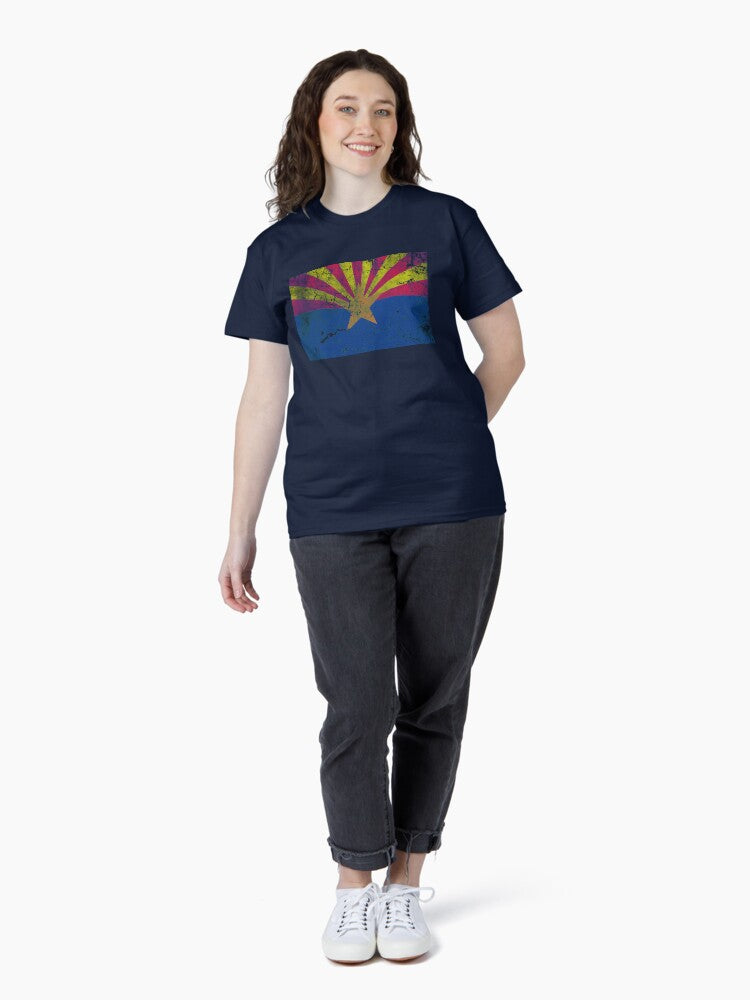 Vintage Distressed State Flag of Arizona Classic T-Shirt