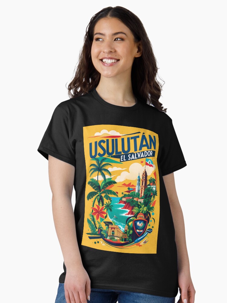Usulutan El Salvador Vintage Travel Tourism Classic T-Shirt Style003