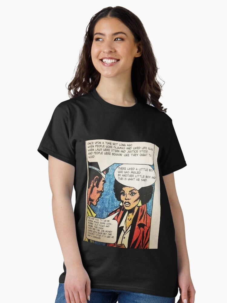 SLICK RICK'S CHILDREN STORY AND A VINTAGE COMIC STRIP Classic T-Shirt Style001