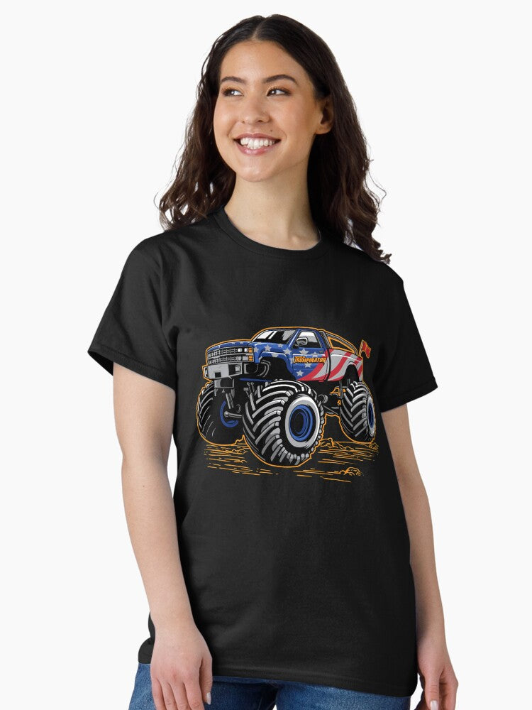 Trumpinator American Flag Monster Truck Classic T-Shirt