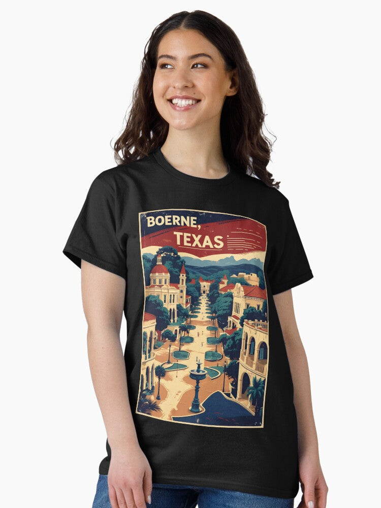 Boerne Texas USA Vintage Travel Tourism Classic T-Shirt