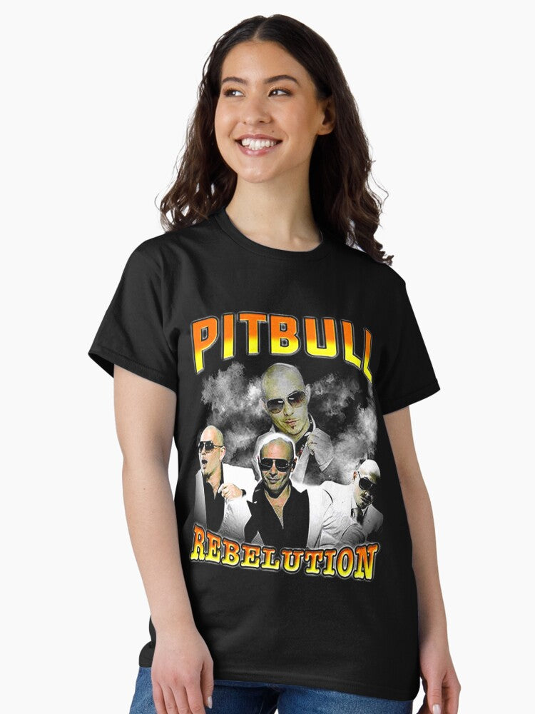 Pitbull Mr.Worldwide Vintage Classic T-Shirt Style004