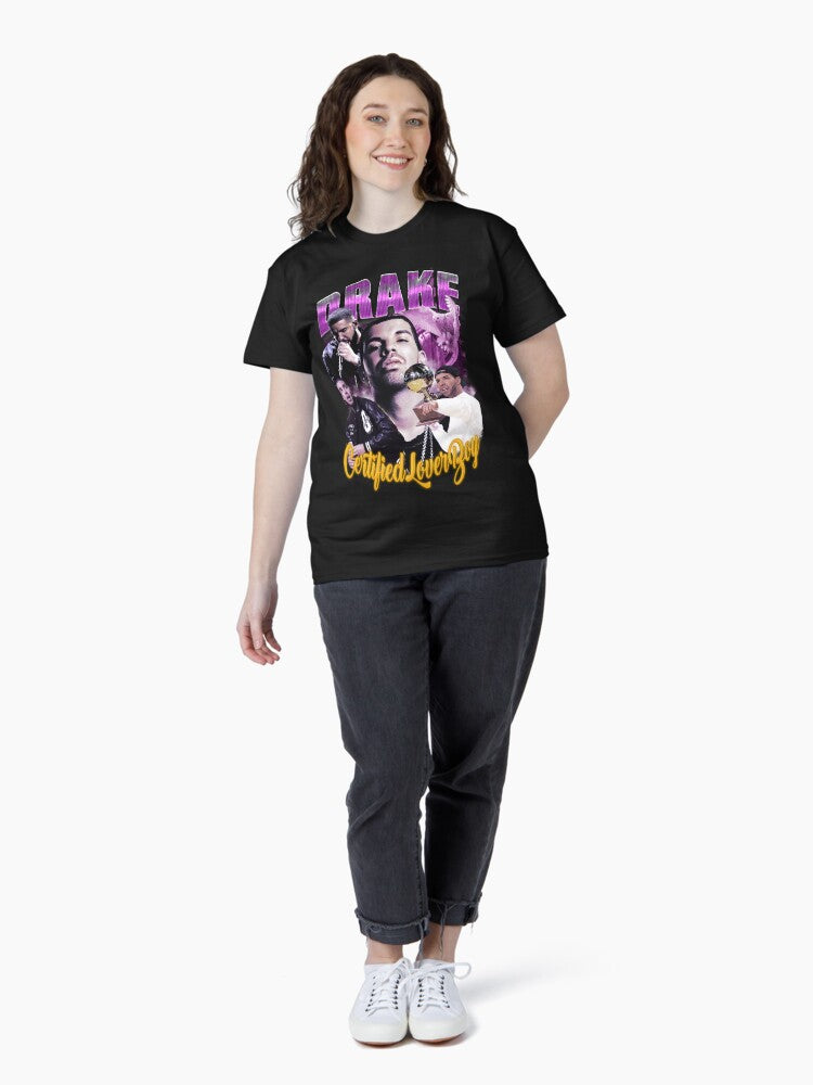 Bootleg : Drake Merch Vintage 90s bootleg Rap Tee Classic T-Shirt Style001