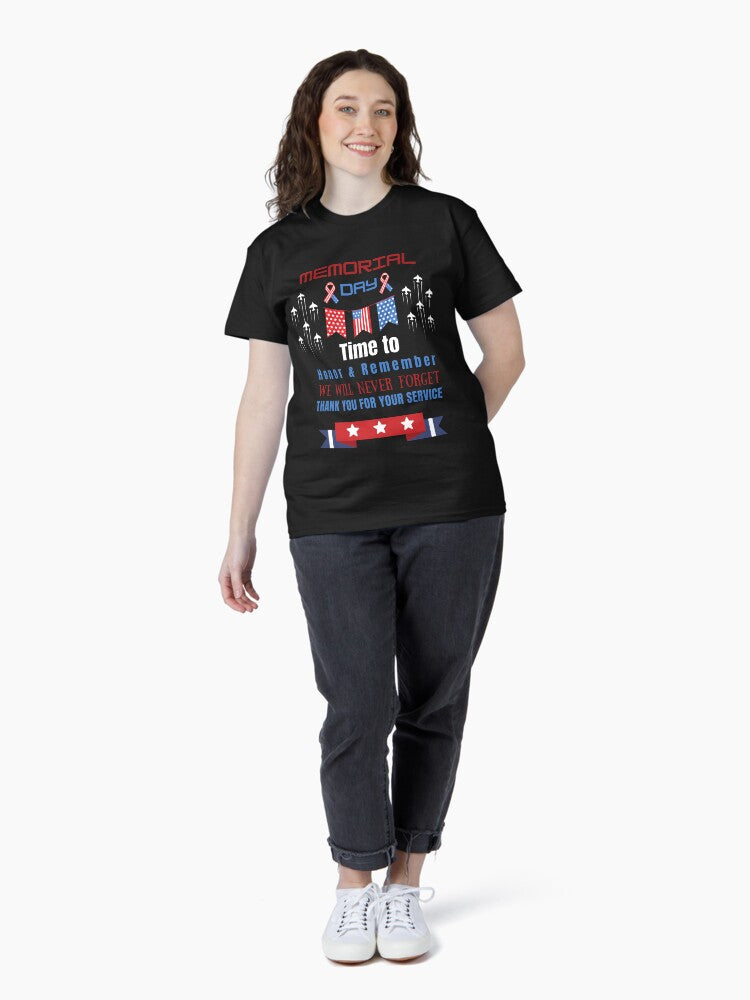 Memorial Day gifts Father's Day 4th of July Air force US Veterans American Flag USAF Vintage T-Shirt Classic T-Shirt