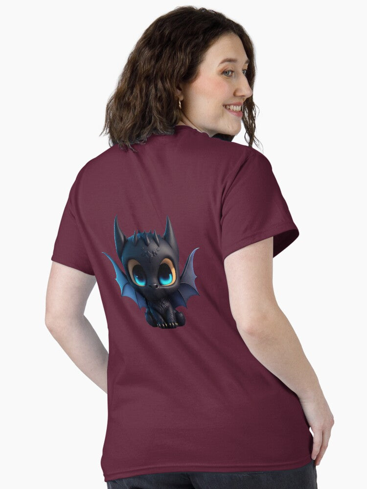 Very Cute Black Wyvern Classic T-Shirt Style013