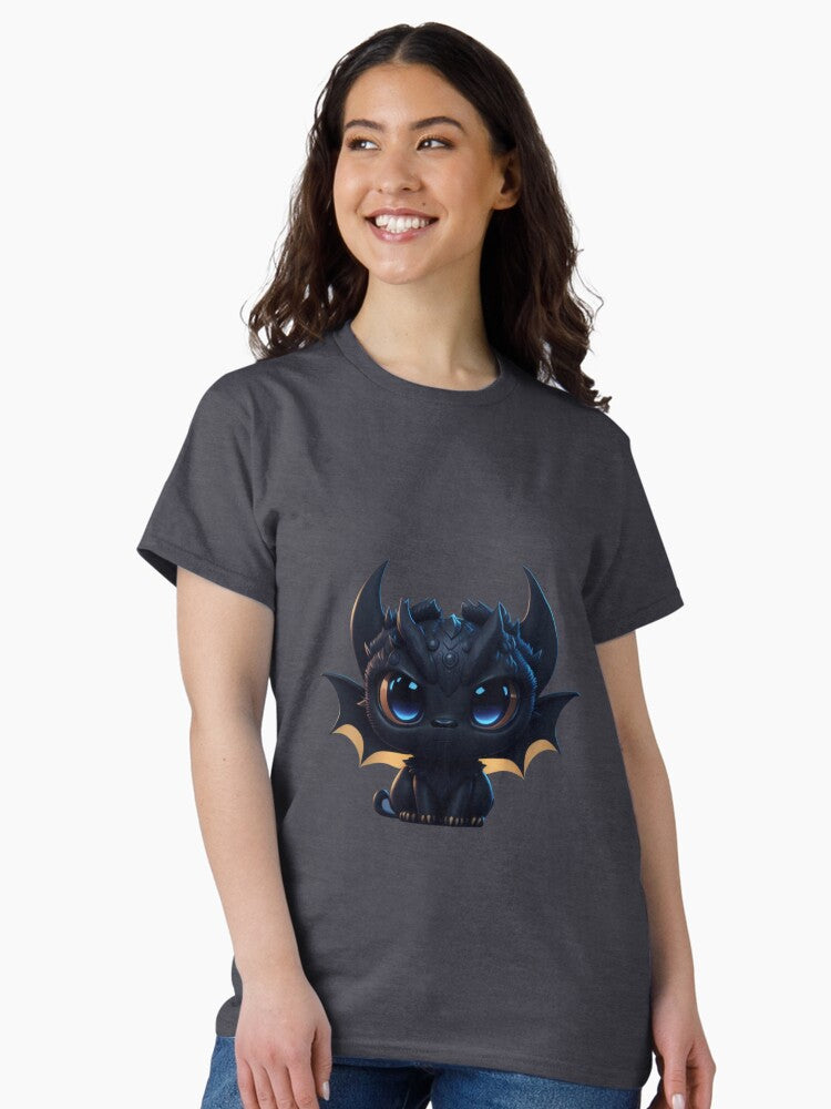 Very Cute Black Wyvern Classic T-Shirt Style014