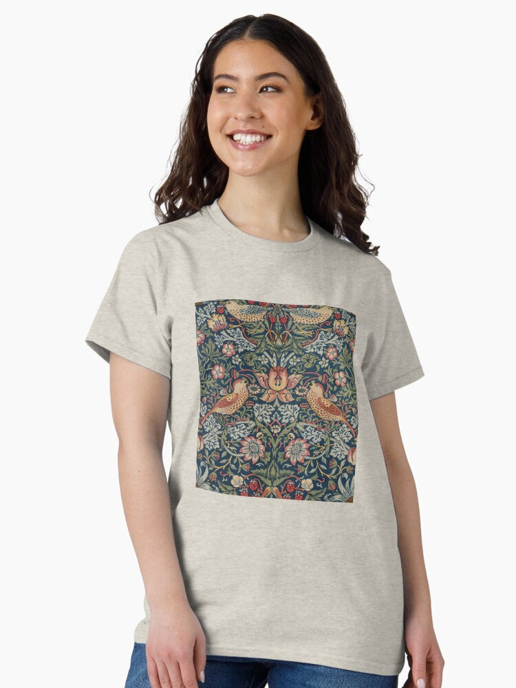 Vintage floral fabric - Antique patterns Classic T-Shirt Style002