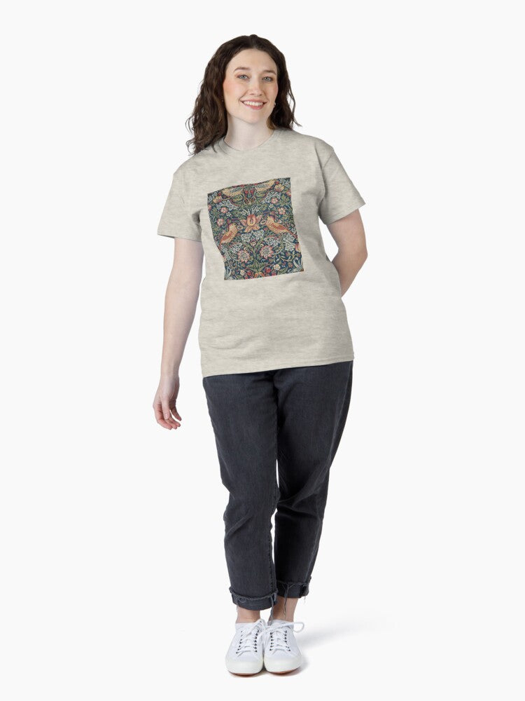 Vintage floral fabric - Antique patterns Classic T-Shirt Style002