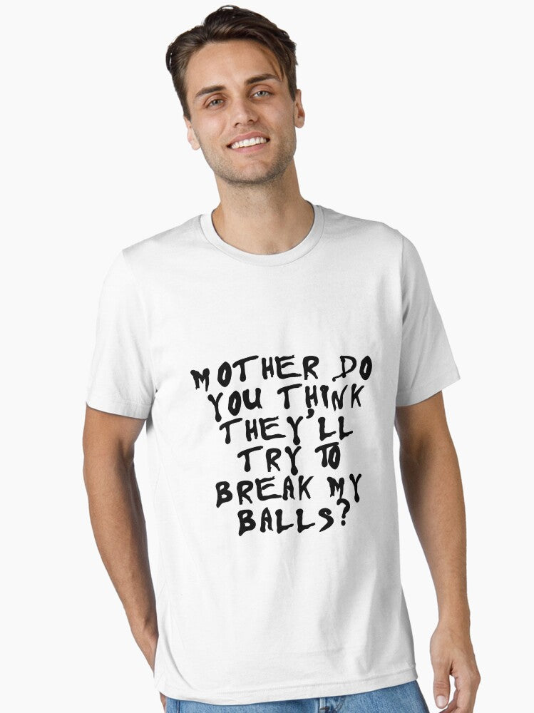Lyrics - Pink Mother Floyd - Black Essential T-Shirt