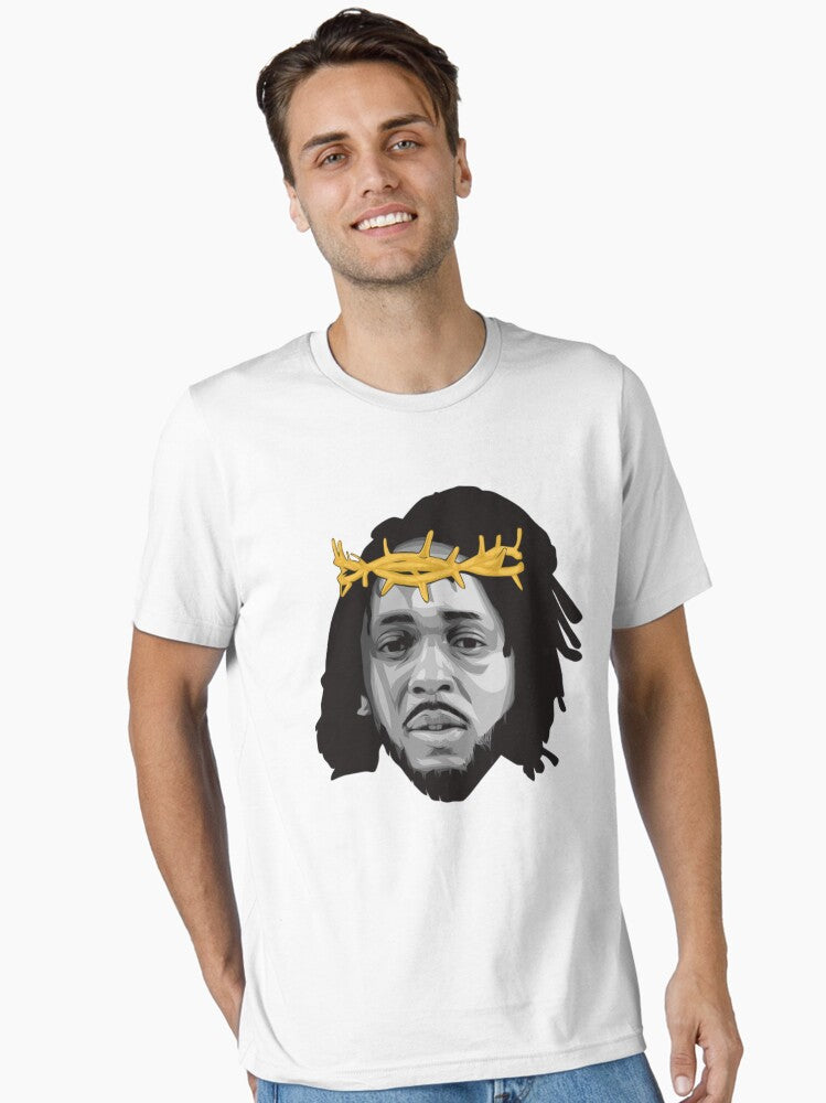 Black And White Rapper Head Essential T-Shirt