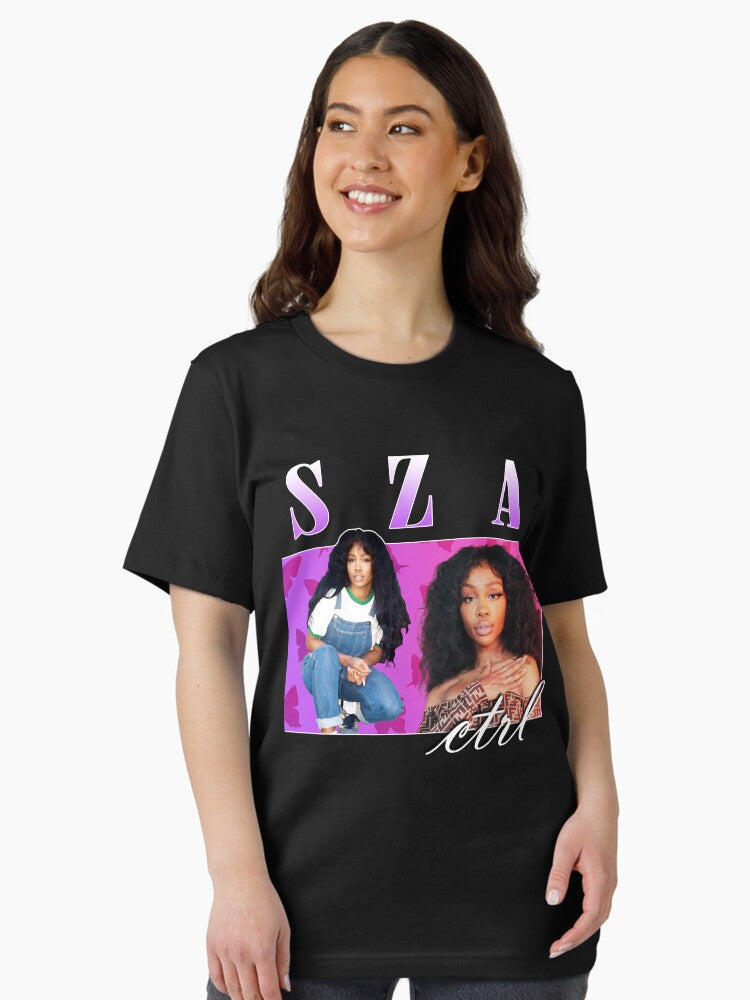 Men Women Sza Retro Vintage Hip Hop Tee 90'S Aesthetic Cute Graphic Gift Essential T-Shirt