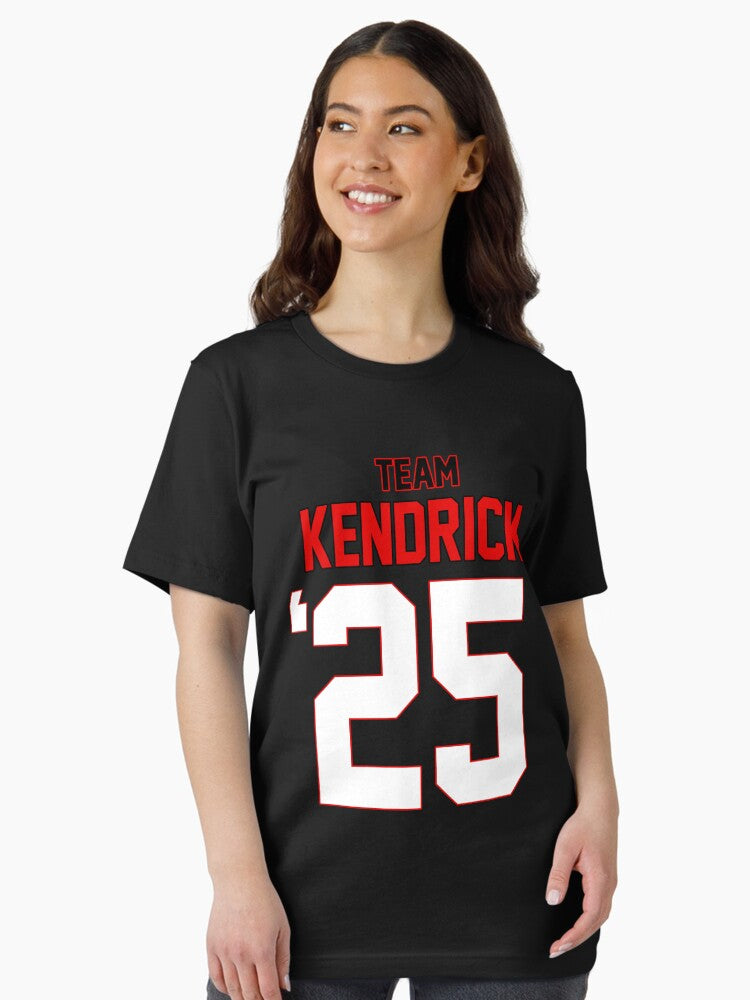 Team Kendrick - Red, White and Black '25 Essential T-Shirt