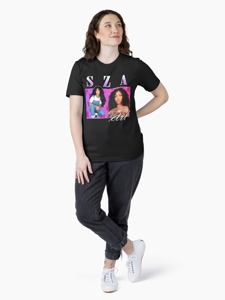 Men Women Sza Retro Vintage Hip Hop Tee 90'S Aesthetic Cute Graphic Gift Essential T-Shirt