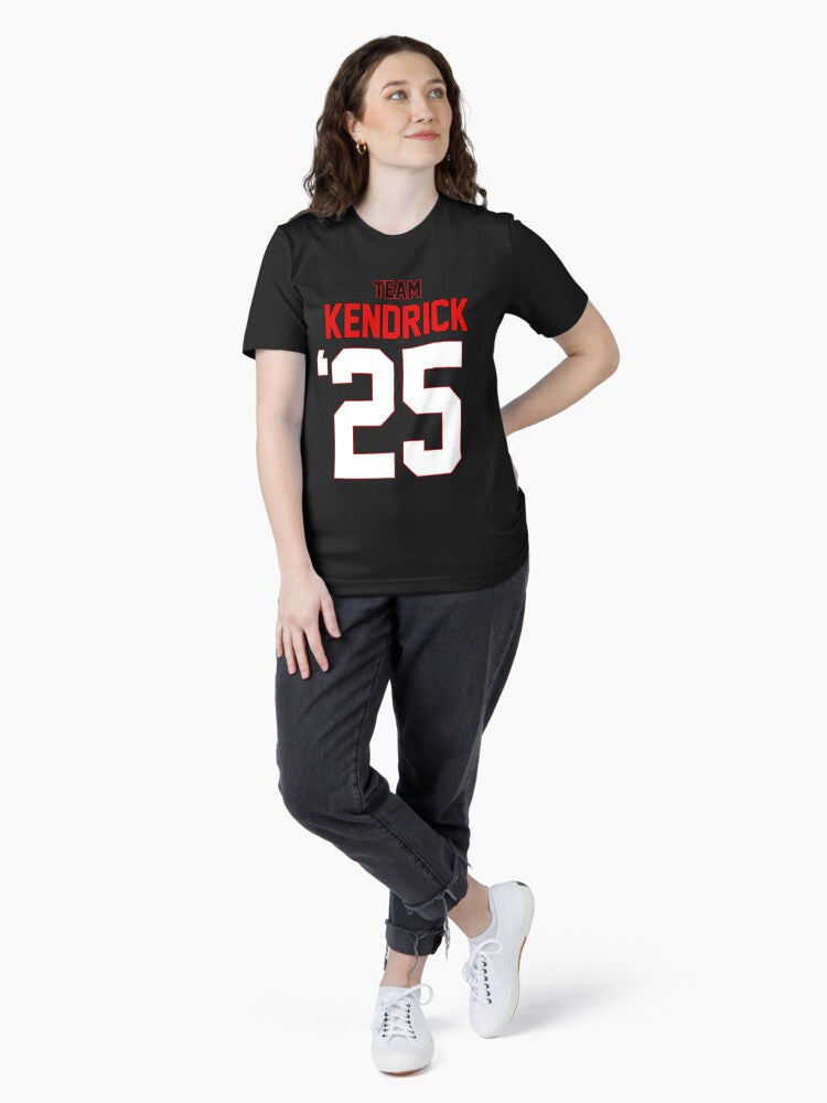 Team Kendrick - Red, White and Black '25 Essential T-Shirt