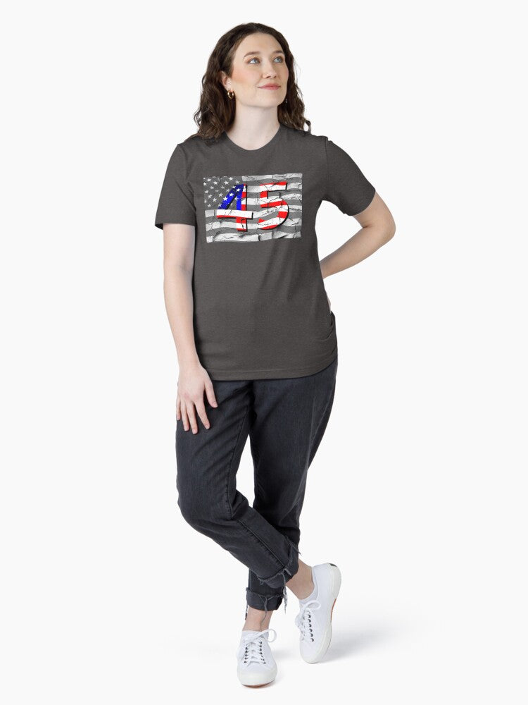 45th President Trump Fan Flag Essential T-Shirt