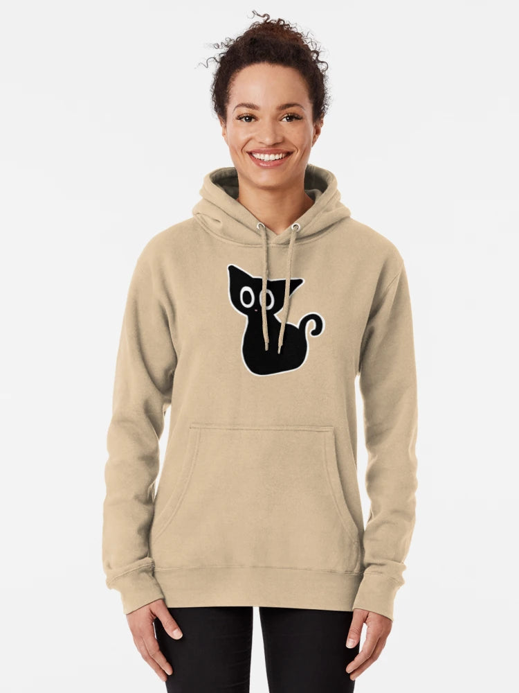 Black Cat Doodle Sticker Classic T-Shirt