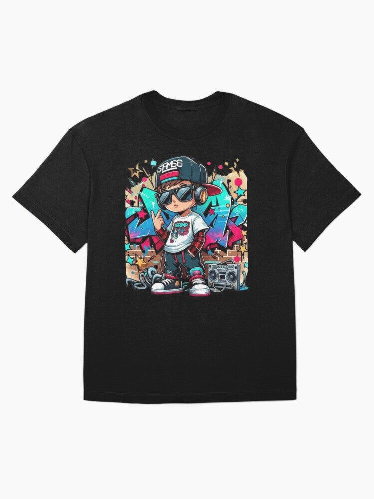 Victor Hip Pop Boy design..... elements like oversized hoodies, snapback caps, and sneakers, making him a true icon of the genre...... Oversized T-Shirt
