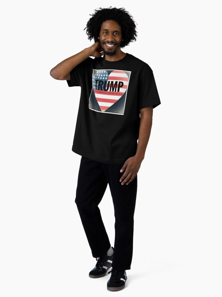 Trump Heart Oversized T-Shirt