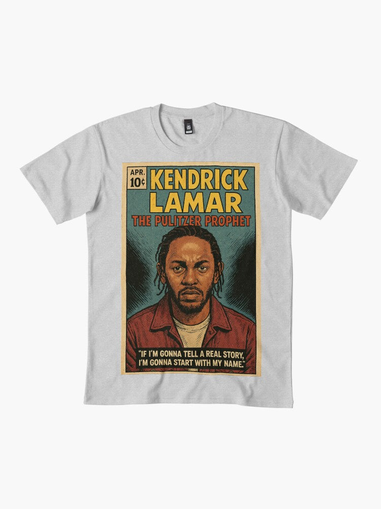 Kendrick Lamar “The Pulitzer Prophet” Vintage Comic Art Premium T-Shirt