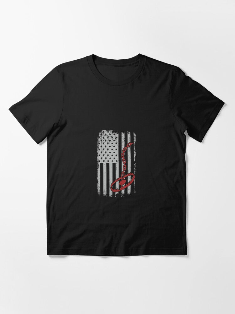 Fur Trapper Vintage Us American Flag Trapping Lover Gift Essential T-Shirt