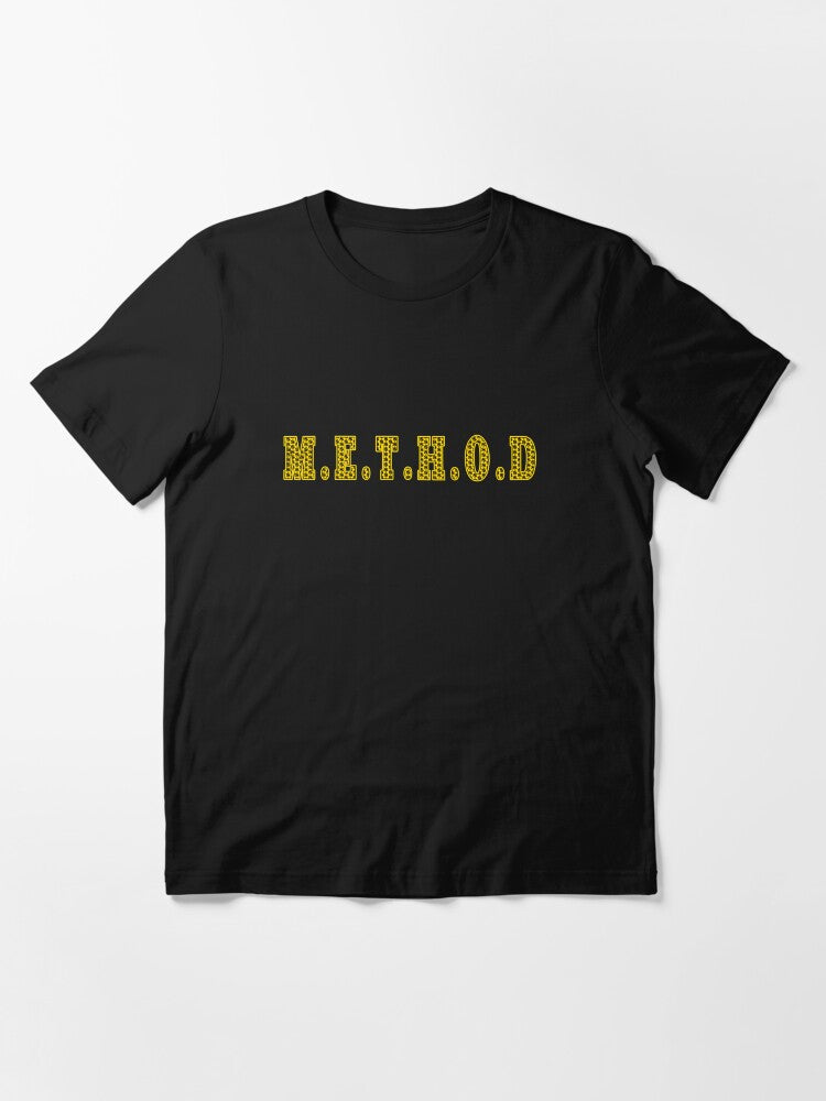 M.E.T.H.O.D - METHOD MAN. YELLOW/BLACK Essential T-Shirt