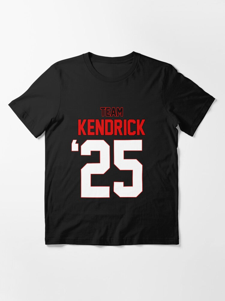 Team Kendrick - Red, White and Black '25 Essential T-Shirt