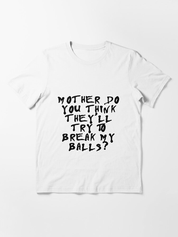 Lyrics - Pink Mother Floyd - Black Essential T-Shirt