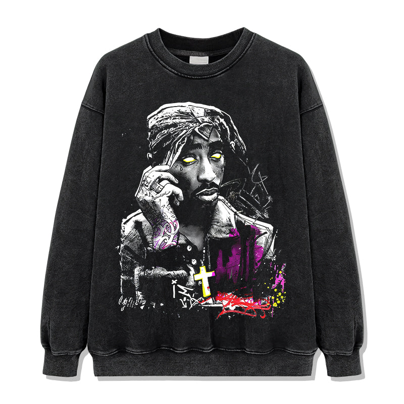 Tupac Shakur Signature Sweatshirt Style003