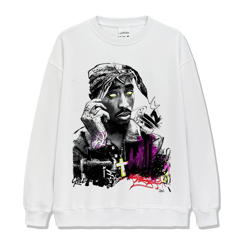 Tupac Shakur Signature Sweatshirt Style003