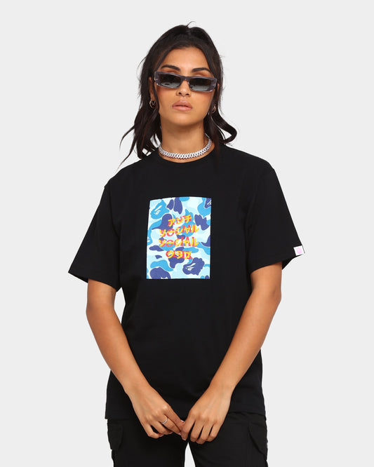 Anti Social Social Club BAPE x ASSC Camo Box T-Shirt Black/Blue Style001