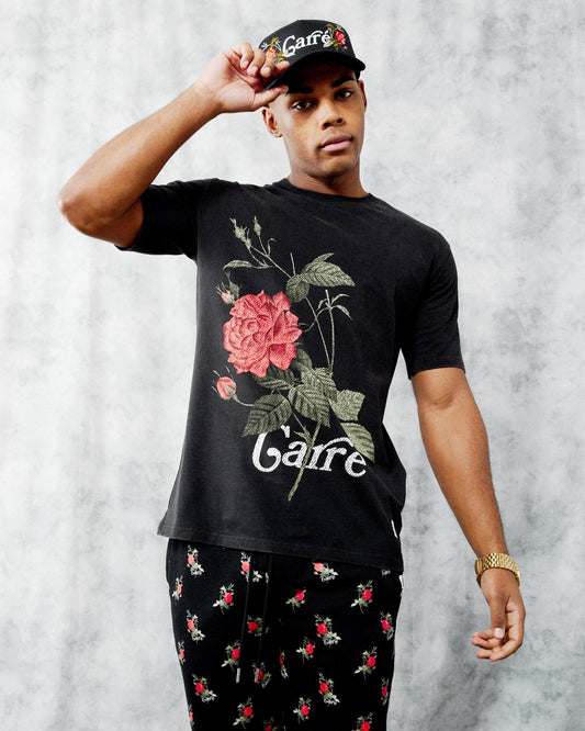 Carre Ament Vintage Classic Short Sleeve T-Shirt Washed Black