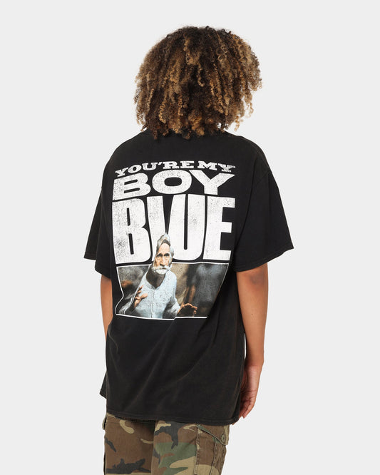American Thrift X Old School Old School Vintage T-Shirt Black Wash Style001