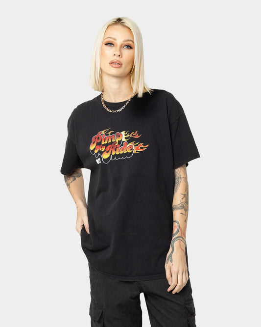 American Thrift X MTV Pimp My Ride Vintage T-Shirt Black Wash Style001