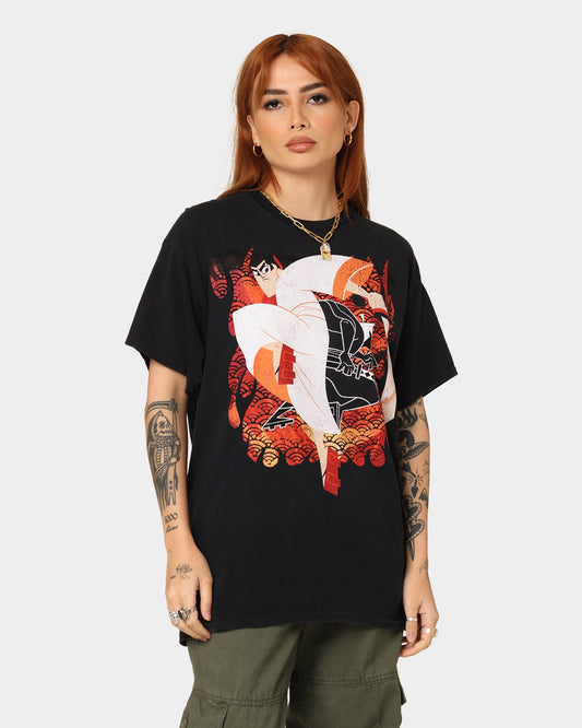 American Thrift X Samurai Jack Jack Vintage T-Shirt Black Style001