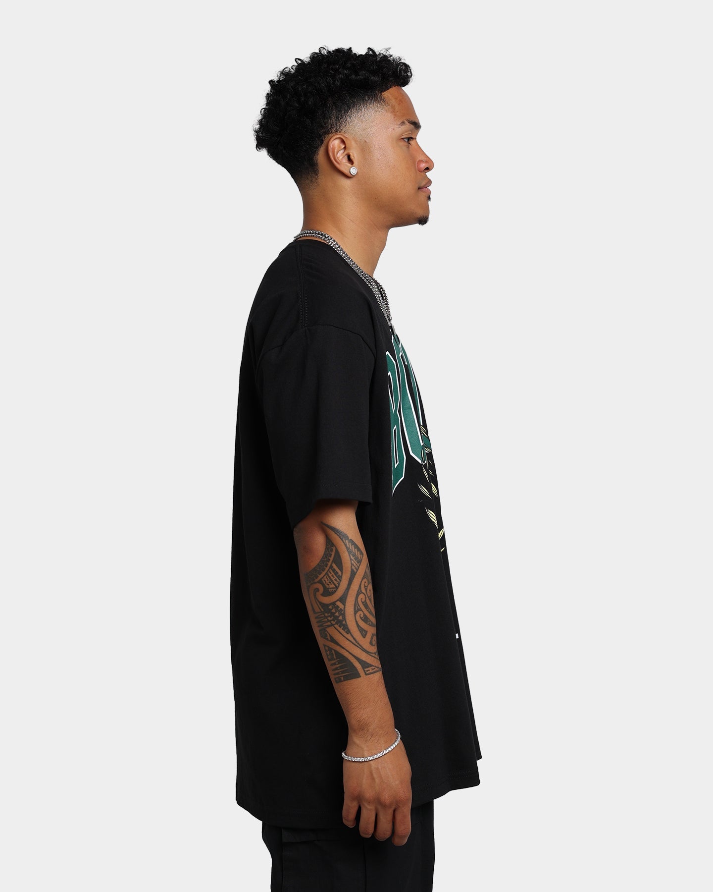 Goat Crew University Of Boston Basketball T-Shirt Black