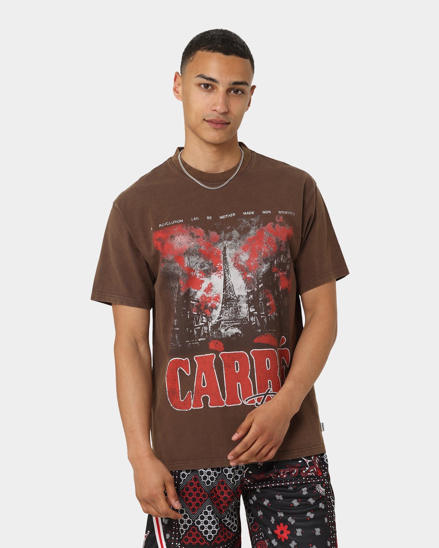 Carr√© Autumn Vintage T-Shirt Washed Brown