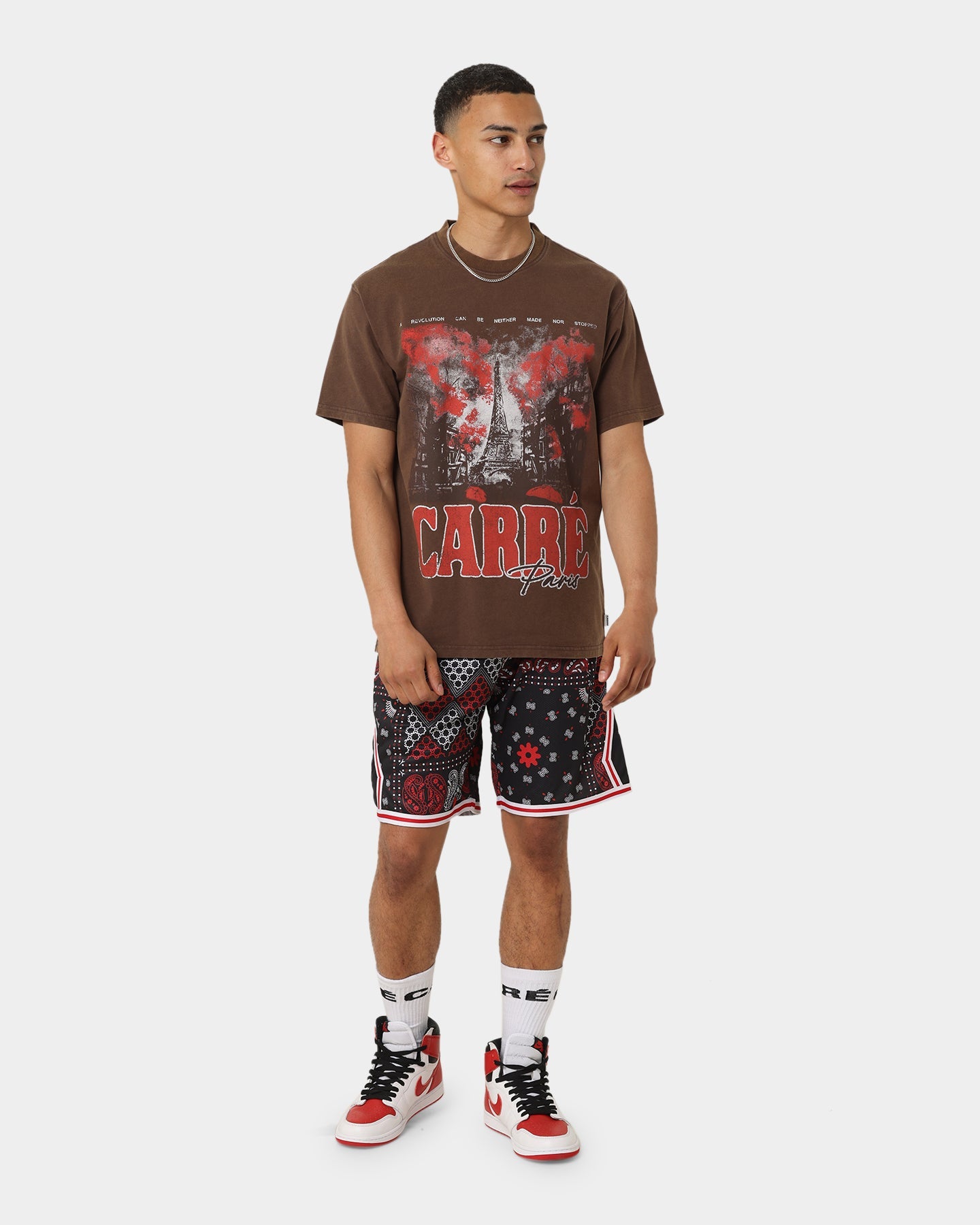 Carr√© Autumn Vintage T-Shirt Washed Brown