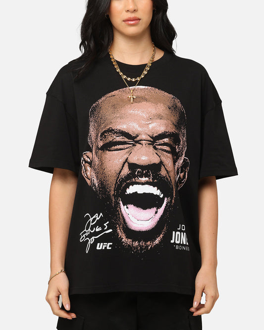 Goat Crew UFC By Goat Crew Jon Jones Big Face T-Shirt Black Style001