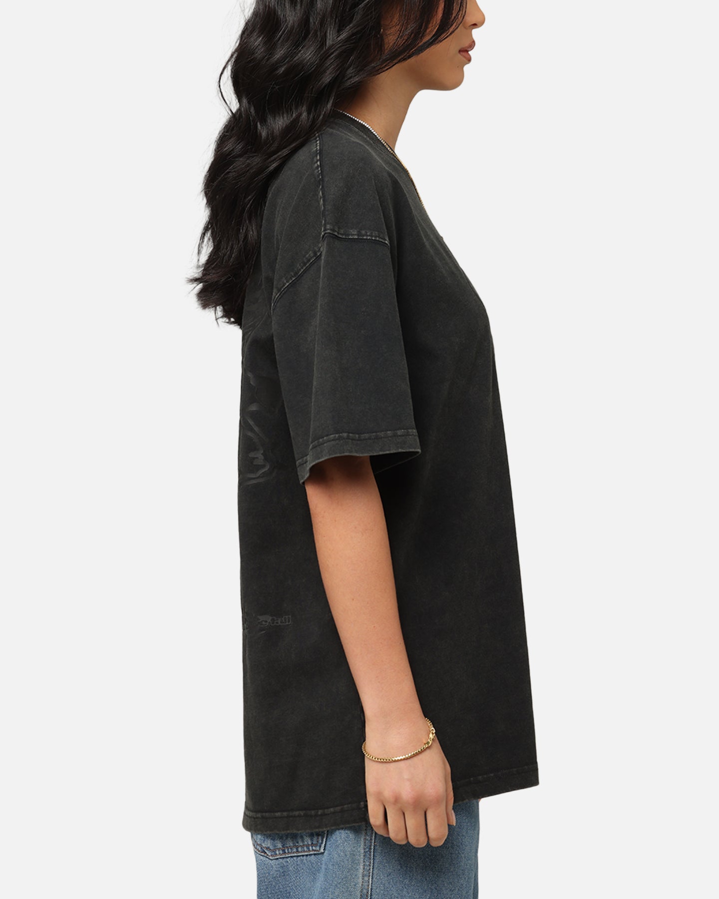 Goat Crew Solidaritry T-Shirt Off Black Style001