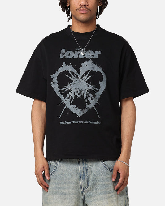Loiter Desire T-Shirt Black Style001