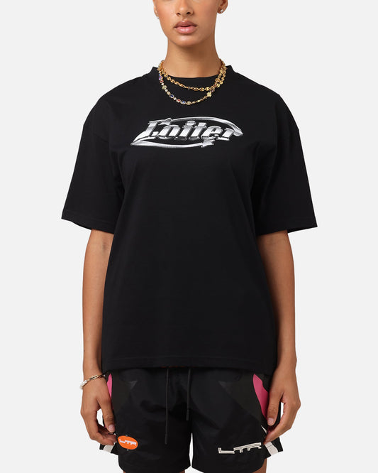 Loiter Chrome Logo T-Shirt Black Style001