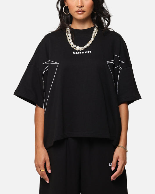 Loiter Dark Performance T-Shirt Black Style001